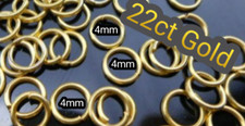 22ct solid yellow gold jump - yellow,