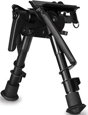 6"-9" Adjustable Pivot Tilt Bipod Foldable Rifle Bipod Sling Swivel with Lever