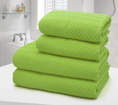 Luxury chevron jacquard towels - luxury,