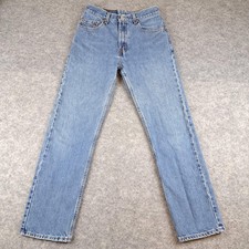 Vintage Levis 505 Jeans Mens 29x30 Blue Regular Fit Straight Leg Denim 90s Y2K