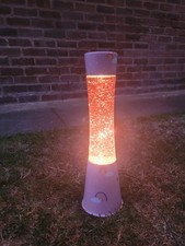 Glow Lava Lamp - pink glitter