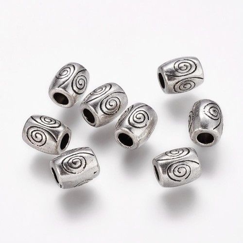 Spacer beads tibetan - beads, silver