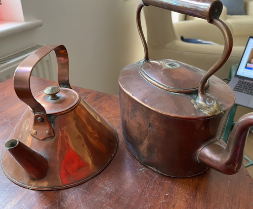 Copper metal kettle - 2,