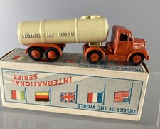 MORESTONE DIECAST SCAMMELL TRUCK & TRAILER 11 CMS LONG WITH ORIGINAL BOX VINTAGE