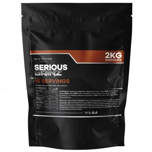 Serious gainz 2kg - , whey