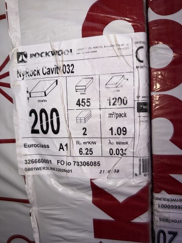 200mm rockwool nyrock cavity - rockwool,