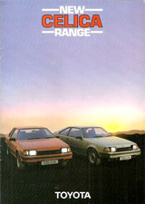 Toyota Celica 1982-1983 UK Market Sales Brochure 2000 ST Coupe & Liftback