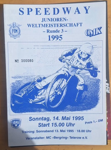 Speedway 1995 stralsund - speedway, 14/5/1995