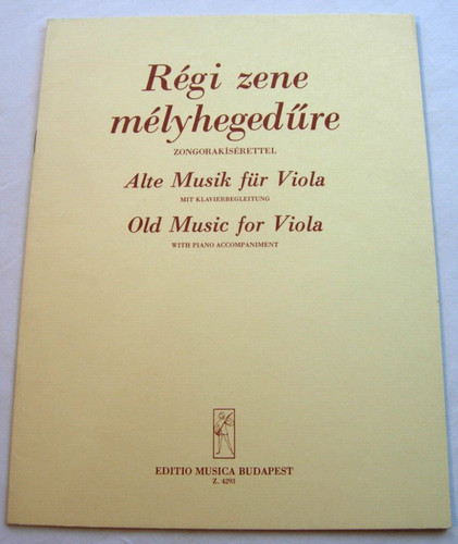 Old music for viola - music,
