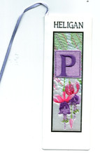 Handmade Embroidered Bookmark