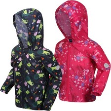 Regatta Kids Peppa Pig Waterproof Pack-It Zip Up Jacket Coat