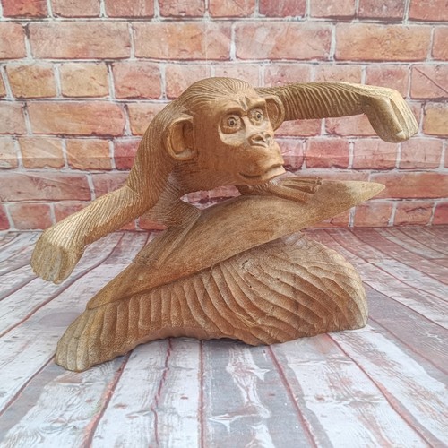 Hand carved wooden surfing - carved,
