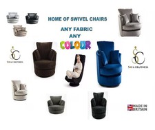 Cuddle Chair In All Fabrics Swivel Plush Soft Chairs