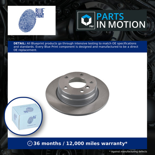 Brake discs pair solid fits - solid,