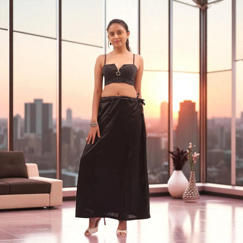 Elegant black satin - elegant,