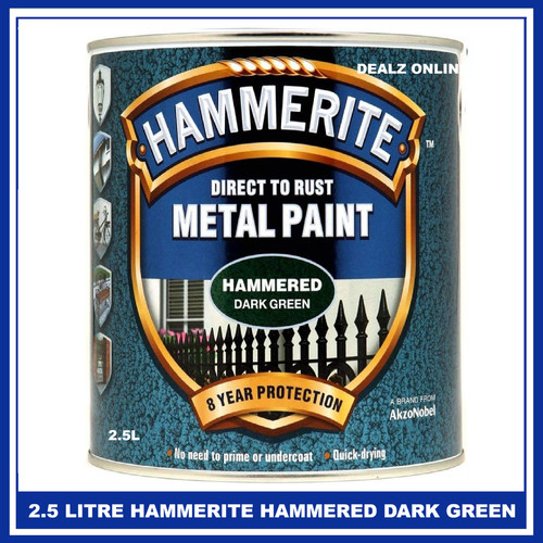 Hammerite hammered dark green - hammered,