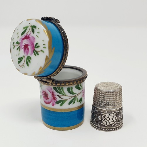 Vintage french hand - hand, painted
