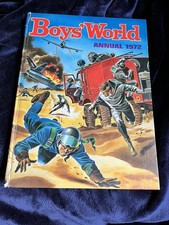 BOYS' WORLD ANNUAL 1972 ODHAMS