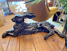 Bronze hare life size - bronze, large