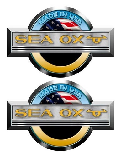 Sea stickers for boat - sea, ox