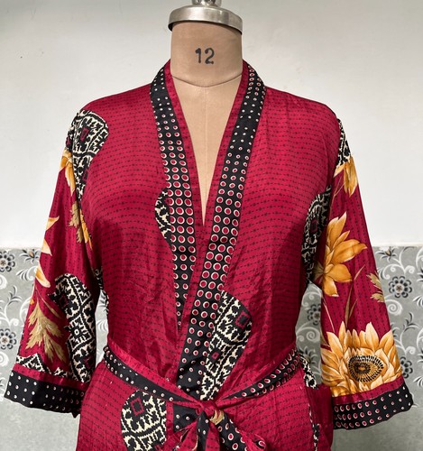 Indian red georgette - indian,
