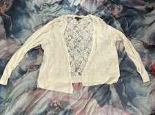 Ladies Primark Lace Design Cardigan XL 18/20