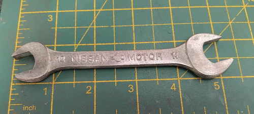 Vintage nissan motor - vintage, spanner
