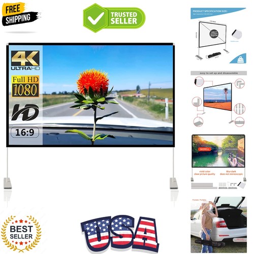 Projector screen with - screen,