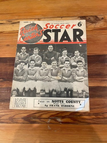 Soccer star 1954 - soccer, 20/02/1954