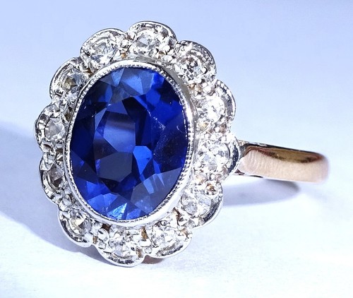 Antique art deco 9ct gold - art,