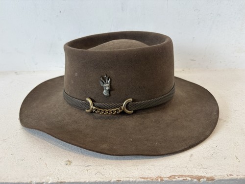 Akubra brown felt - felt, cowboy