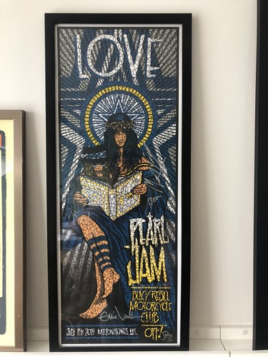 Pearl jam autographed posters - jam,