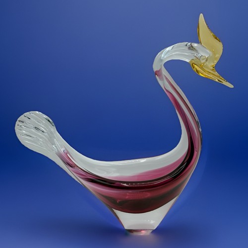 70s vtg retro maroon swan - vtg,