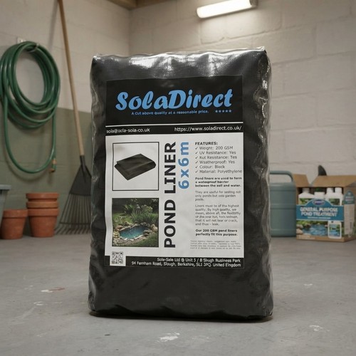 Heavy duty pond liner - liner, 6x6m