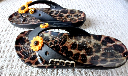 Crocs leopard print - crocs,