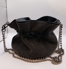 Black Beaded Zara Evening Bag