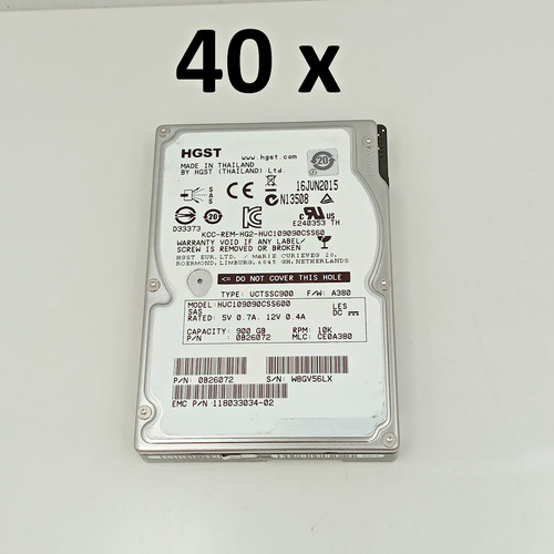 Hgst 900gb 10k sas - 900gb,