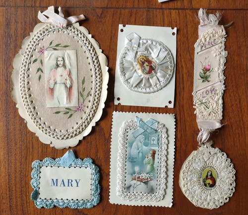 Antique lot catholic holy - lot,