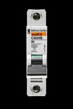 MERLIN GERIN 6 AMP CURVE B 10kA MCB CIRCUIT BREAKER 25842 C60HB MULTI9
