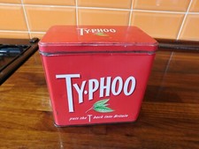 Collectable / Useful Metal Tin Advertising Typhoo Tea