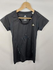 Adidas Womens Black Climacool Sport Top Size 12 (165-60)