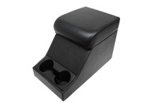 Black vinyl chubby armrest - black,