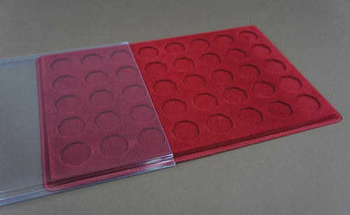50p shape coin tray - shape,