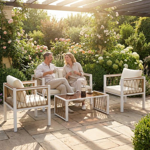 Piece rattan garden - 4,