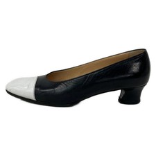 CELINE - Black White Leather