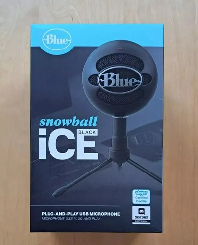 Blue snowball ice - snowball, mic