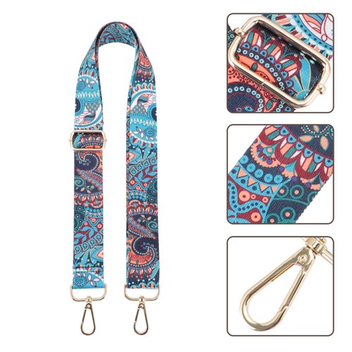 Retro floral pattern banjo - floral,