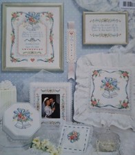 Wedding Bells, Colourful Cross Stitch Charts Booklet From Dimensions