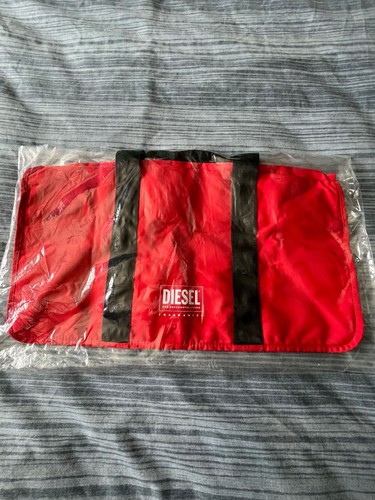 Diesel red holdall weekend gym - diesel,