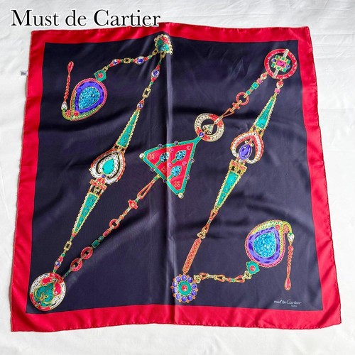 Cartier large silk scarf bijou - cartier,